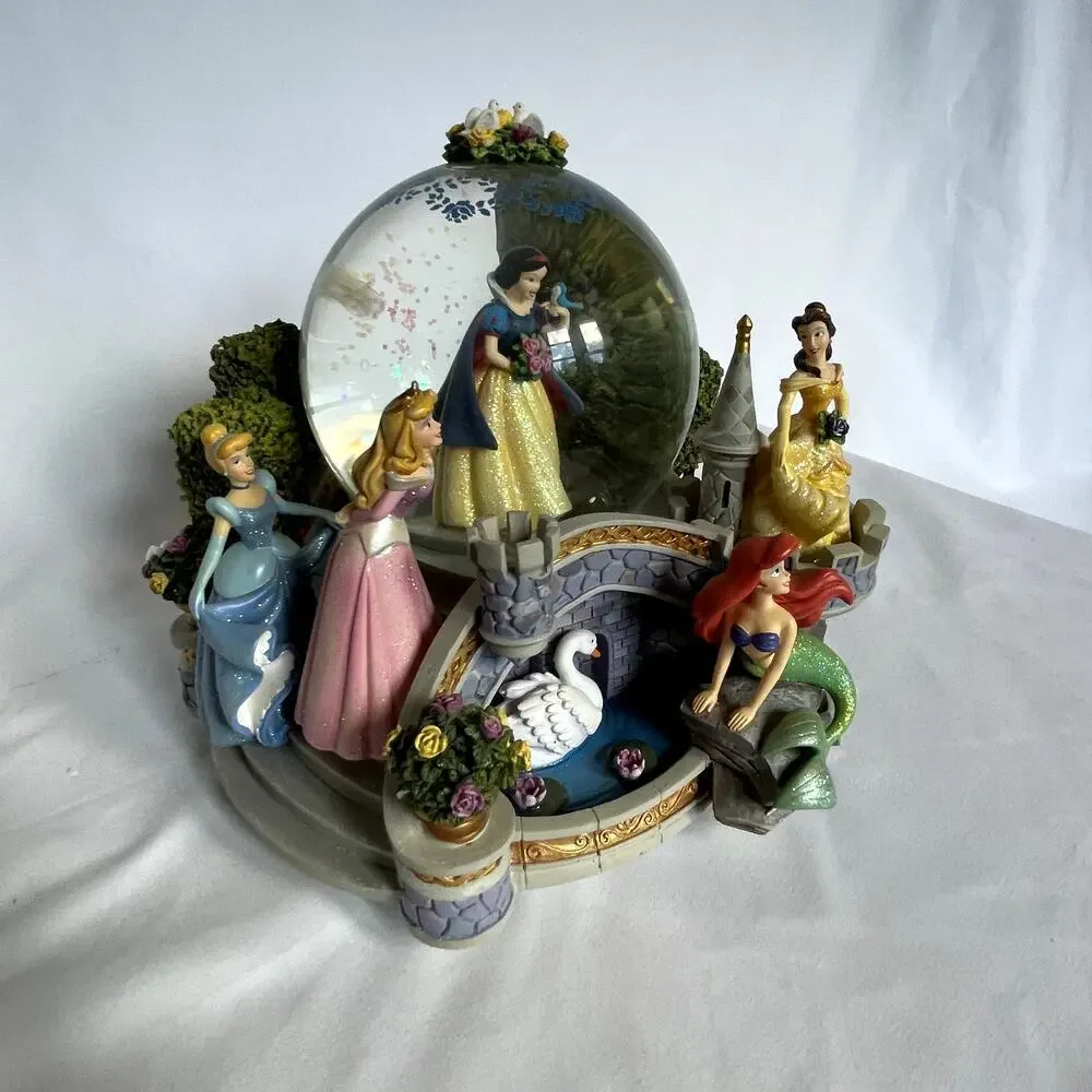 Disney‎ multi princess snowglobe once upon a dream song collectible piece